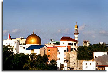 Mosque in Male, Republic of Maldives